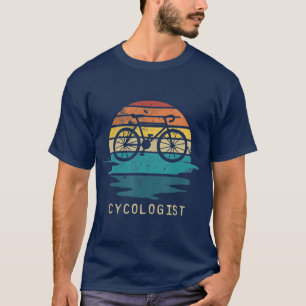Camiseta Cycologist Vintage Bycicle Parody Design Gift