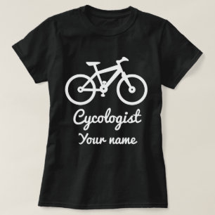 Camiseta Cycologista Personalizado do Ciclo Lover Gift Engr