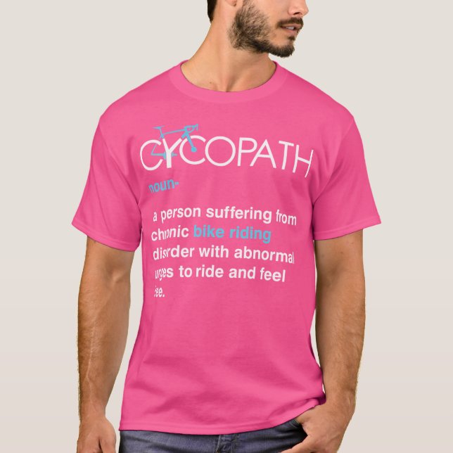 Camiseta Cycopath Funny Cycling (Frente)