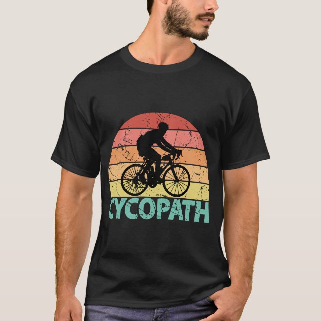 Camiseta Cycopath Funny Cycling (Frente)