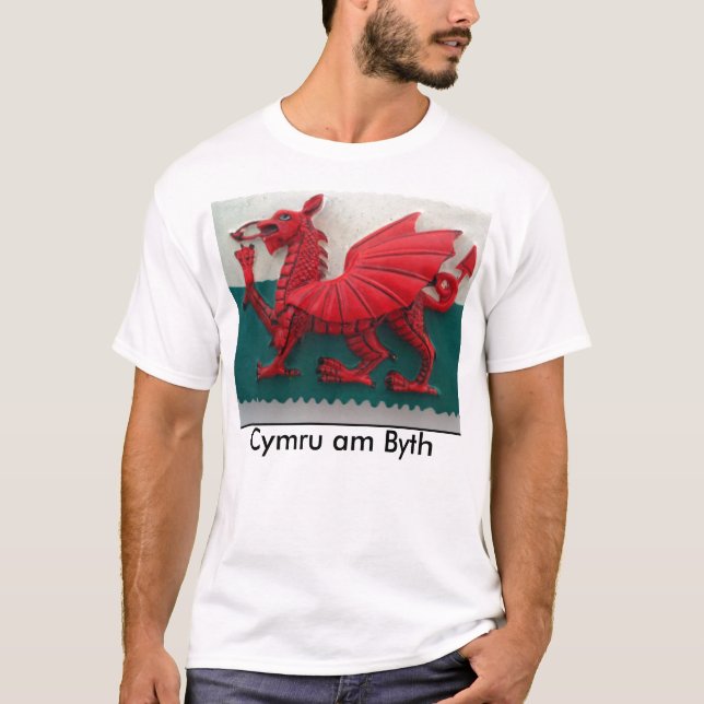 Camiseta Cymru am Byth T Shirt (Frente)