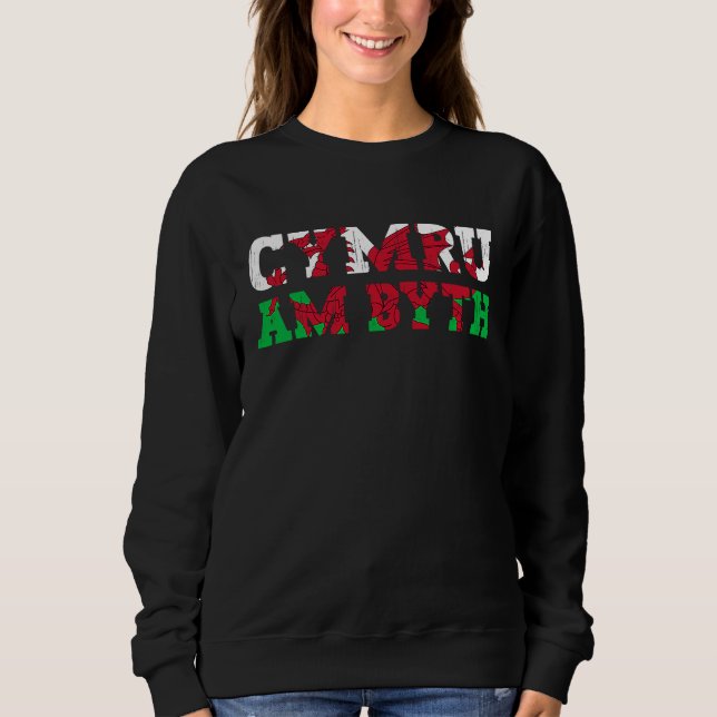 Camiseta Cymru Am Byth Wales Pride Welsh Flag (Frente)
