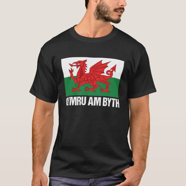 Camiseta Cymru Am Byth Welsh Pride Wales (Frente)