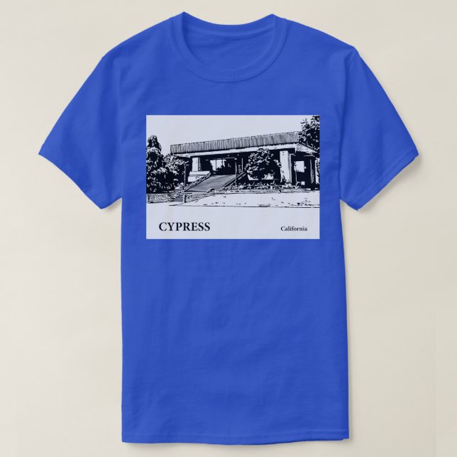 Camiseta Cypress California TShirt 2 (Frente do Design)