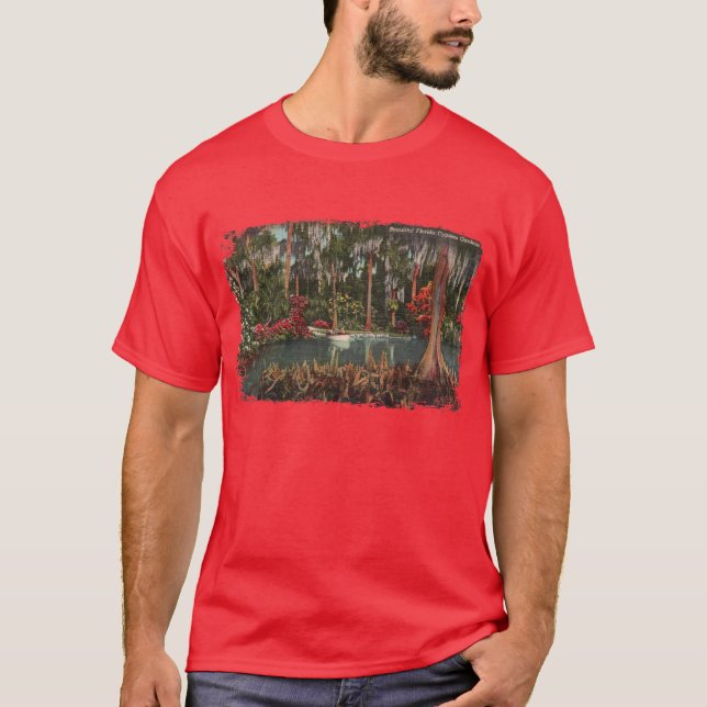 Camiseta Cypress Gardens Florida Mens Shirt (Frente)