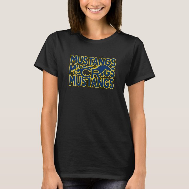 Camiseta Cypress Ranch High School Mustangs (Frente)
