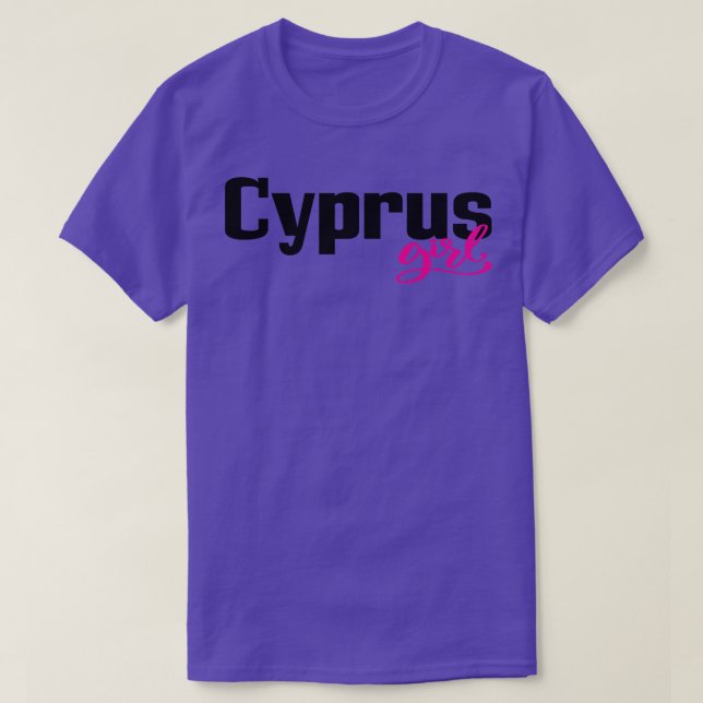 Camiseta Cyprus Girl (Frente do Design)