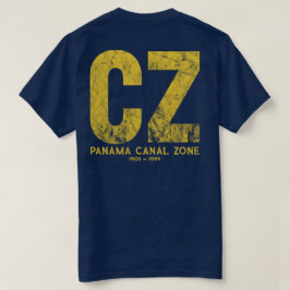 Camiseta CZ (Zona Canal) em Amarelo