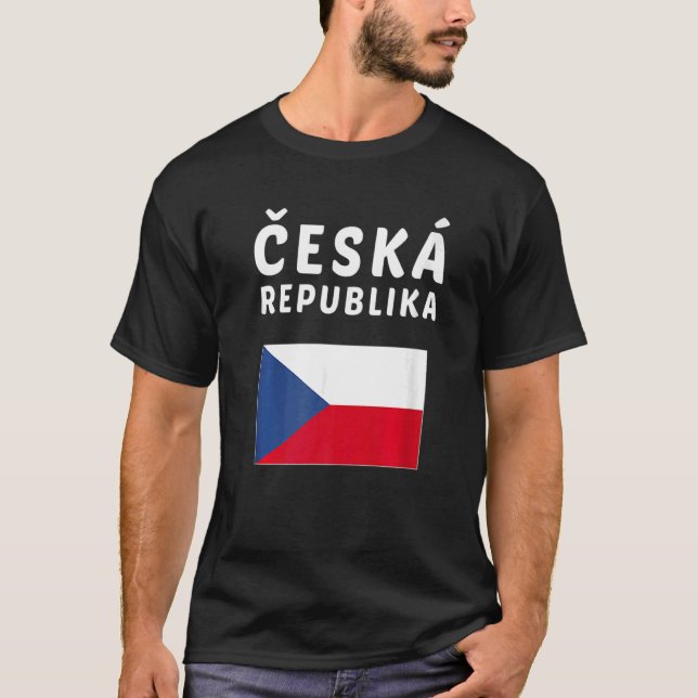 Camiseta Czech Republic  Czech Flag souvenir (Frente)