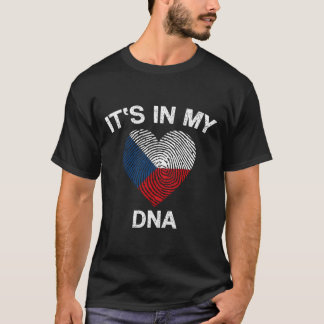 Camiseta Czech Republic Flag It'S In My Dna Czech Flag