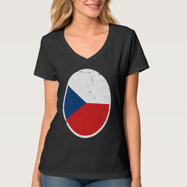 Camiseta Czechia Flag Proud Czech (Frente)