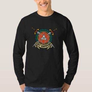 Camiseta D20 Crit Ocorre Caneta De Dice E Tabletop De Papel