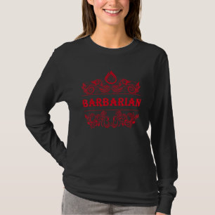 Camiseta D20 Dice Classe Rpg Barbarian Rpg Roleplay
