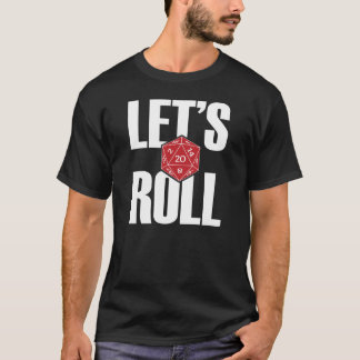 Camiseta D20 Let's Roll Shirt - Dark/Red