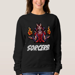 Camiseta D20 Rpg Dragões Tabletop Dungeon Classe Sorcerer