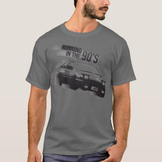 Camiseta D 1 inicial em execução nos anos 90 CLEAR muito