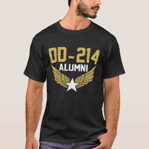 Camiseta D 214 Exército Americano Alumni Vintage T Shirt