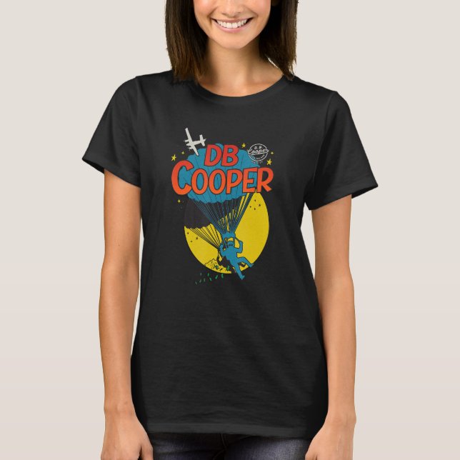 Camiseta D B Cooper American Urban Legendors Men And Wo (Frente)