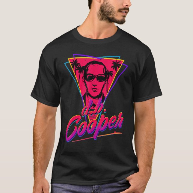 Camiseta D B Cooper Paraquedismo  Sequestrador Aéreo Seques (Frente)