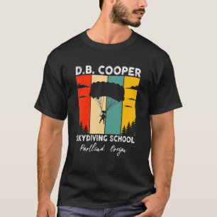 Camiseta D B Cooper Skydiving Academy Db Coopers Vintage