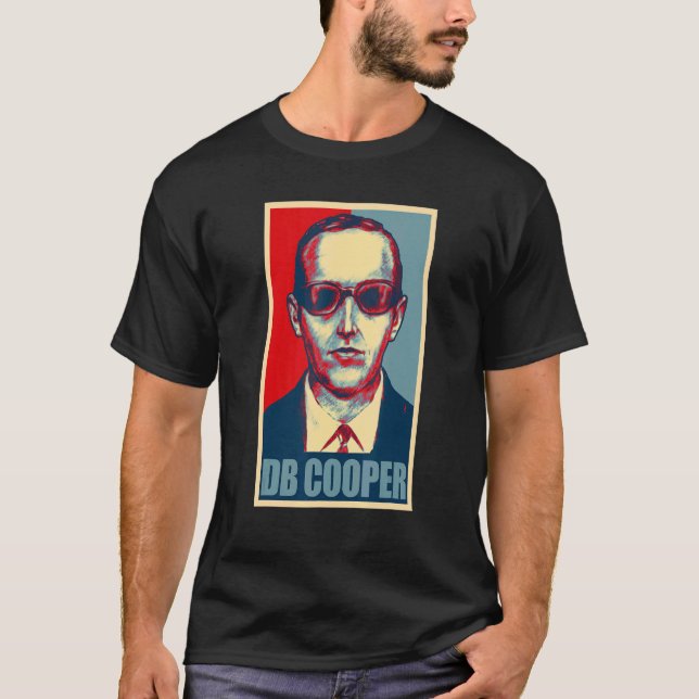 Camiseta D B Cooper Urban Legend Estilo Retroativo (Frente)