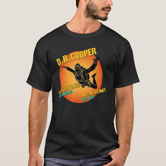 Camiseta D B Coopers Skydiving School Portland Oregon D (Frente)