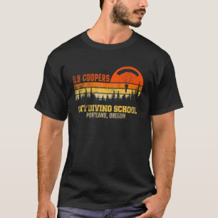 Camiseta D B Coopers Skydiving School Portland Vintage 60s