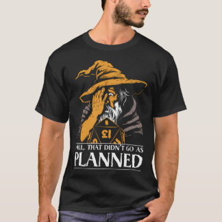 Camiseta D&D Mago Falha Crítica - Isso Não Saiu como Pla