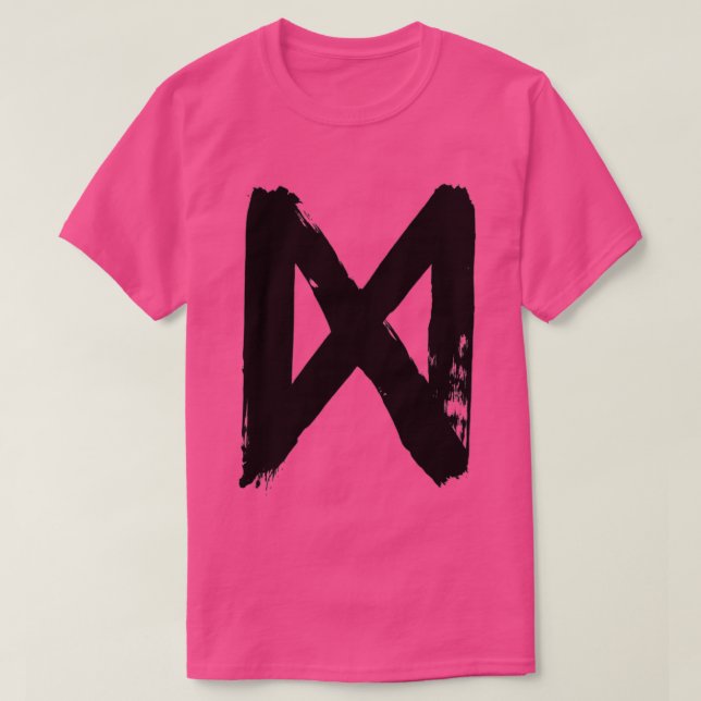 Camiseta d dagaz esperança felicidades (Frente do Design)