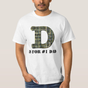 Camiseta D é para .... #1Pai com nome no verso