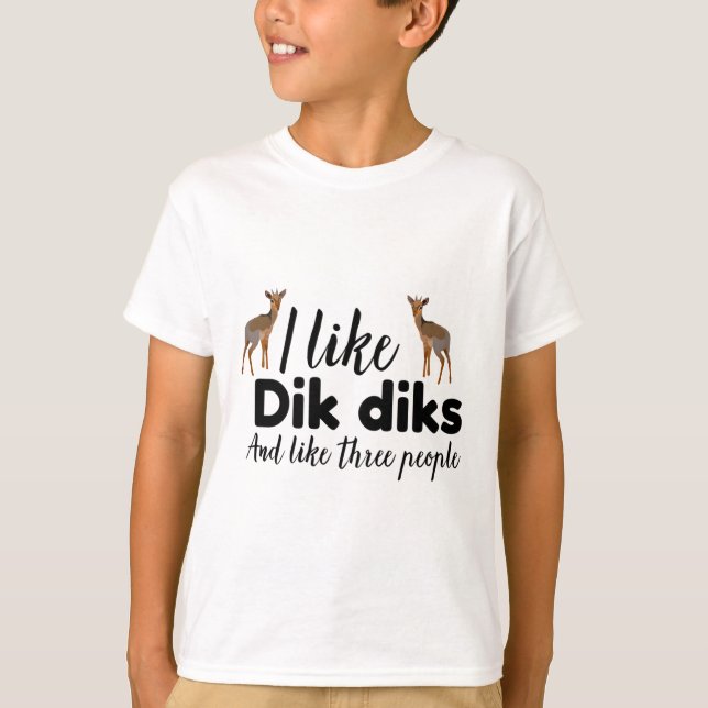 Camiseta D é para Dik Dik (Frente)