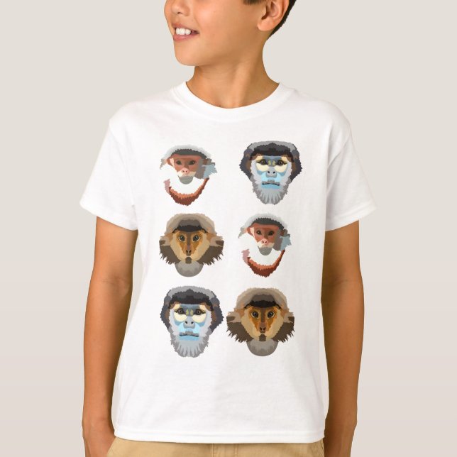 Camiseta D é para Douc Langur Monkey (Frente)