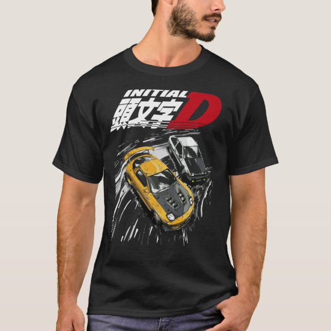 Camiseta D inicial - Mountain Drift Racing Tandem AE86 vs F (Frente)