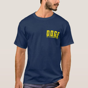 Camiseta D.O.G.E. Departamento De Eficiência Do Governo