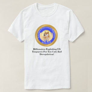 Camiseta D.O.G.E. Departamento De Exploração Do Governo
