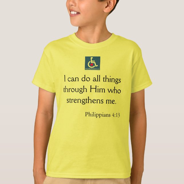 Camiseta D/R - Citações do 4:13 dos Philippians (Frente)