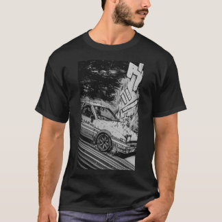 Camiseta D Toyota AE86 - Camisa-T Premium de Drifting
