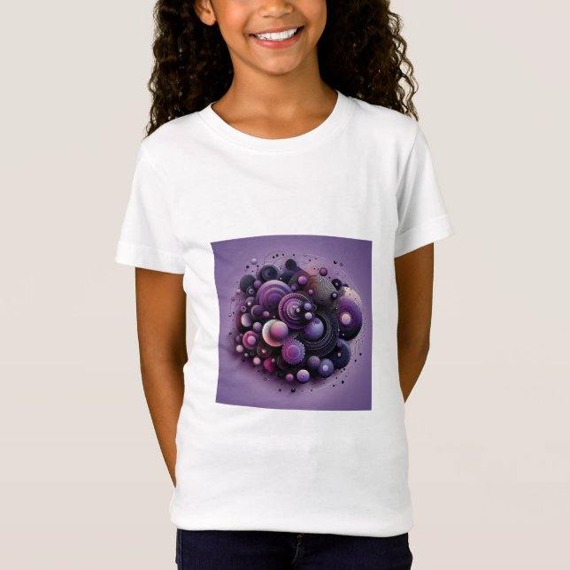 Camiseta da abstrato Geométrica (Frente)