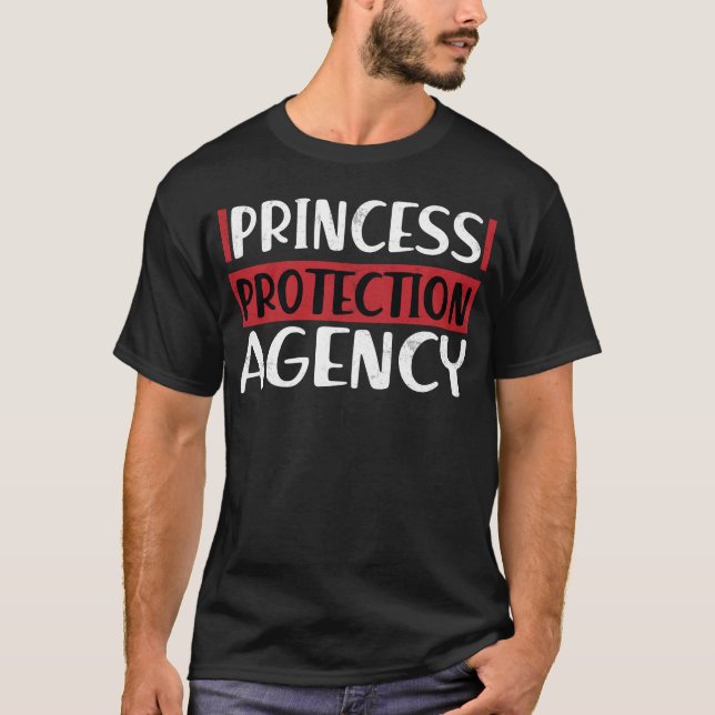 Camiseta da Agência de Proteção à Princesa para Pa (Frente)