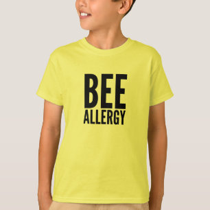 Camiseta da alergia da abelha