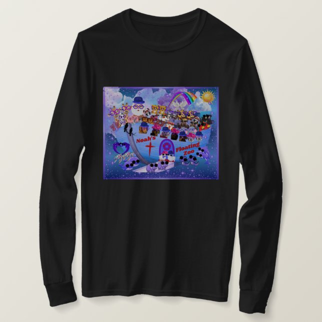 Camiseta da Arca de Noé (Frente do Design)