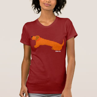 Camiseta da arte: Cão de salsicha