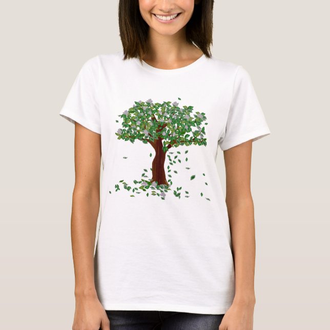 Camiseta da Árvore de Magnólia (Frente)