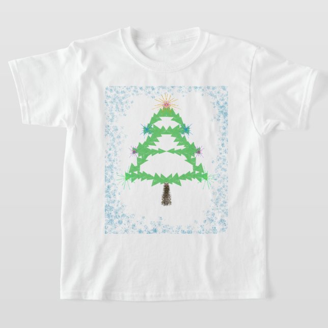 Camiseta da Árvore de Natal (Postura )