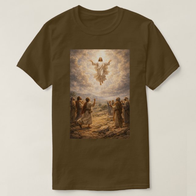 Camiseta da Ascensão de Jesus (Frente do Design)