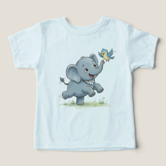 Camiseta da Aventura do Pequeno Elefante