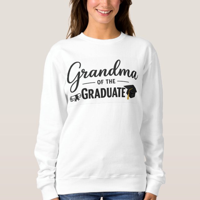 Camiseta da Avó do Graduado, Turma de 2026 (Frente)