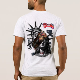 Camiseta da bandeira americana