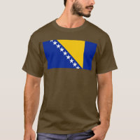 Camiseta da Bandeira da Bósnia e Herzegovina | Bós