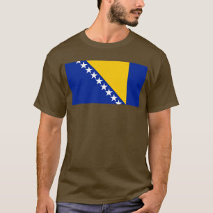 Camiseta da Bandeira da Bósnia e Herzegovina Bós